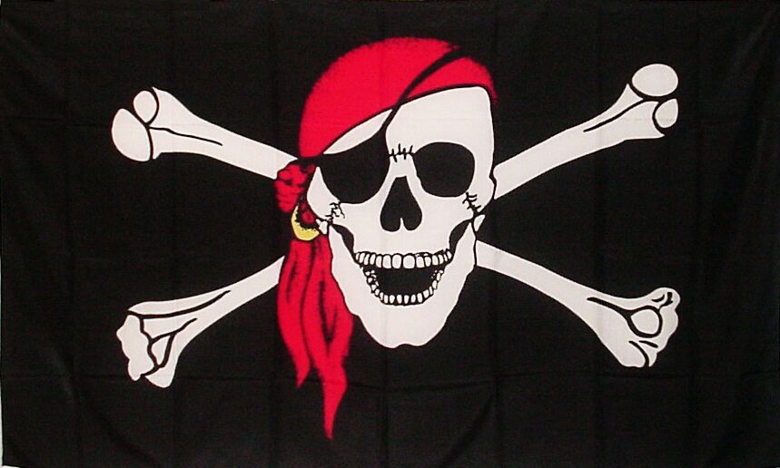 Drapeau pirate One Eyed Jack - 150 x 90 cm - Drapeaux pirate