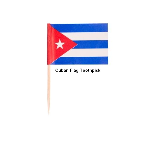 Cuban Toothpick Flags